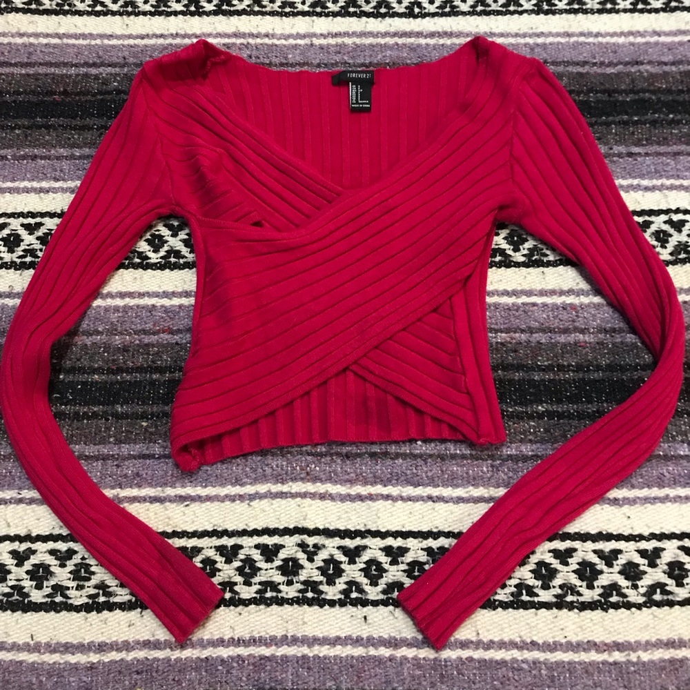 Forever 21 Ribbed Crop Top